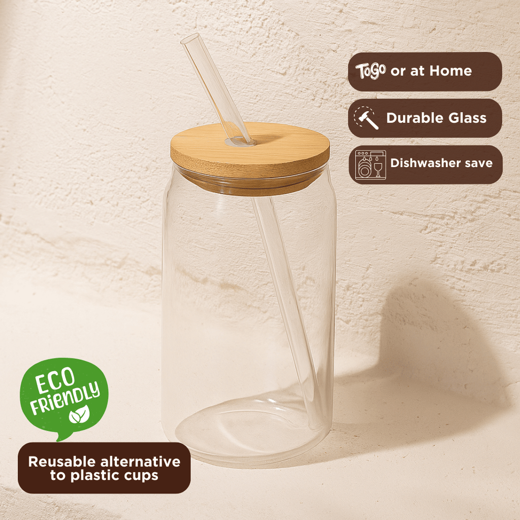 Iced Matcha Club Glass Tumbler